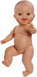 Paola Reina babypop Gordi meisje lachend 34cm vinyl pop