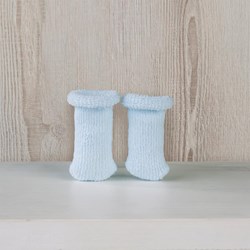 Asi poppenkleding sokken blauw 36-40cm - pop accessoires