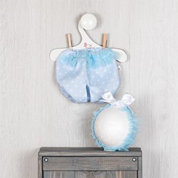 Asi babypop Lily babyblauw - realistische pop voor kinderen
