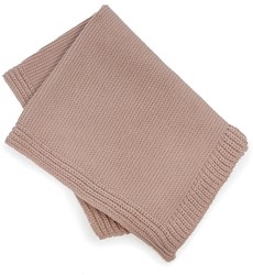 Asi poppenaccessoire gebreide deken roze - poppenkleding