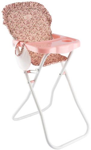 Asi poppenstoel met dienblad en slabbetje - Martina poppenaccessoire