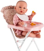Asi poppenstoel met dienblad en slabbetje - Martina poppenaccessoire-2