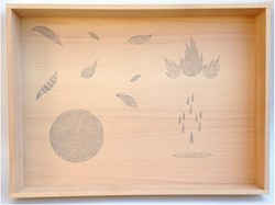 Grapat houten speelbak - sensorische speelbox voor kinderen