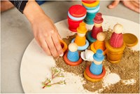 Grapat houten speelgoed zomerse speelset - 27 stuks fantasie-2