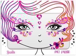 SNAILS Snails - Face Tattoo Hearts