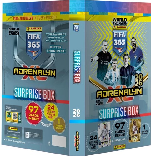 Asmodee voetbalkaart adventskalender Adrenalyn XL FIFA365 25/26-2
