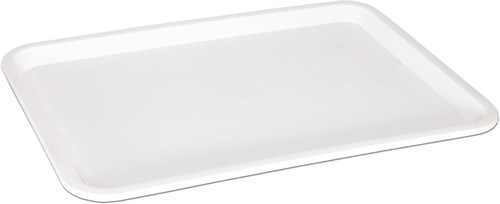 Dienblad rechthoek 30,5x40x5cm - wit