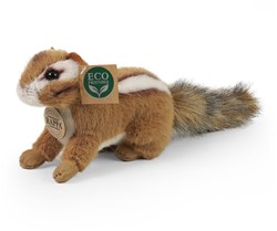 Rappa pluche eekhoorn knuffel 18 cm eco-vriendelijk speelgoed