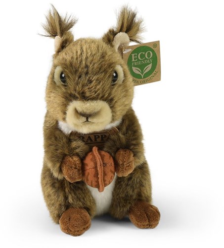Rappa pluche eekhoorn knuffel 17 cm eco-vriendelijk speelgoed-2