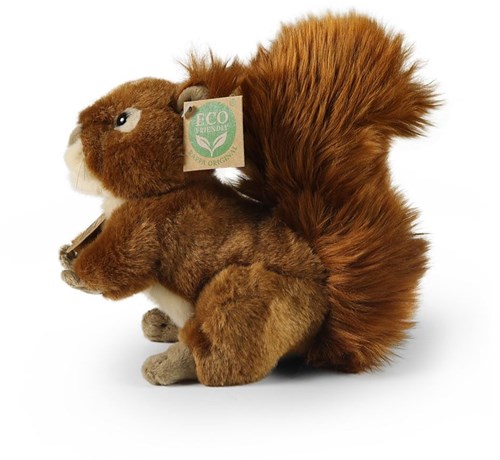 Rappa knuffel eekhoorn pluche speelgoed 17 cm multicolor-2