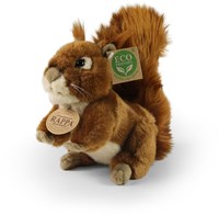 Rappa knuffel eekhoorn pluche speelgoed 17 cm multicolor
