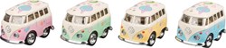 Goki VW Klassieke Bus met opdruk, gegoten, L = 5 cm