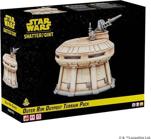Atomic Mass Games Star Wars Shatterpoint Outer Rim Outpost miniaturen terreinset