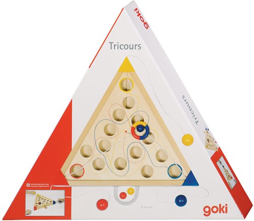 Goki coöperatief behendigheidsspel hout Tricours teamwork-3