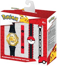 Accutime Pokémon LCD kinderhorloge cadeauset met accessoires