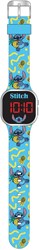 Accutime kinderhorloge Stitch LED digitaal blauw - Disney horloge