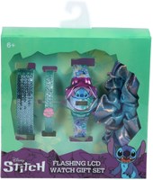 Accutime Stitch kinderhorloge cadeau set met accessoires - digitaal horloge