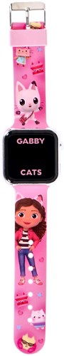 Accutime Gabby's Dollhouse kinderhorloge met LED display en datumfunctie