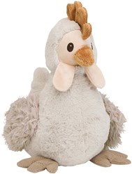 Happy Horse knuffel kip Carice 32 cm grijs pluche speelgoed