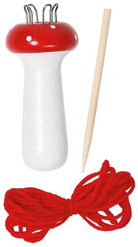 Goki houten punnikset paddenstoel - creatief speelgoed voor kinderen-2