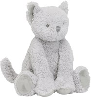 Happy Horse knuffel kat Cobien 38 cm grijs - zachte pluche speelgoed