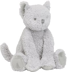 Happy Horse knuffel kat Cobien 38 cm grijs - zachte pluche speelgoed