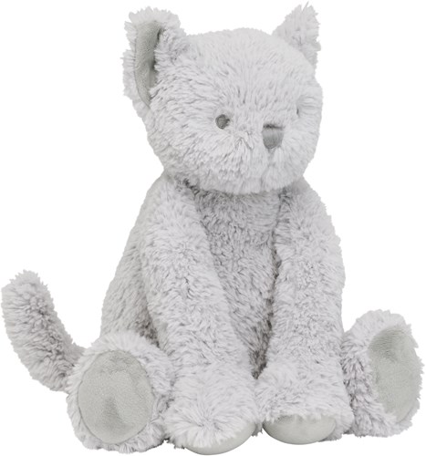 Happy Horse knuffel kat Cobien 38 cm grijs - zachte pluche speelgoed