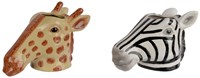 Bloempot Giraf of Zebra 8,5x16,5x11cm