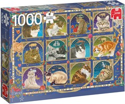 Jumbo puzzel Horoscoop - Katten - 1000 stukjes