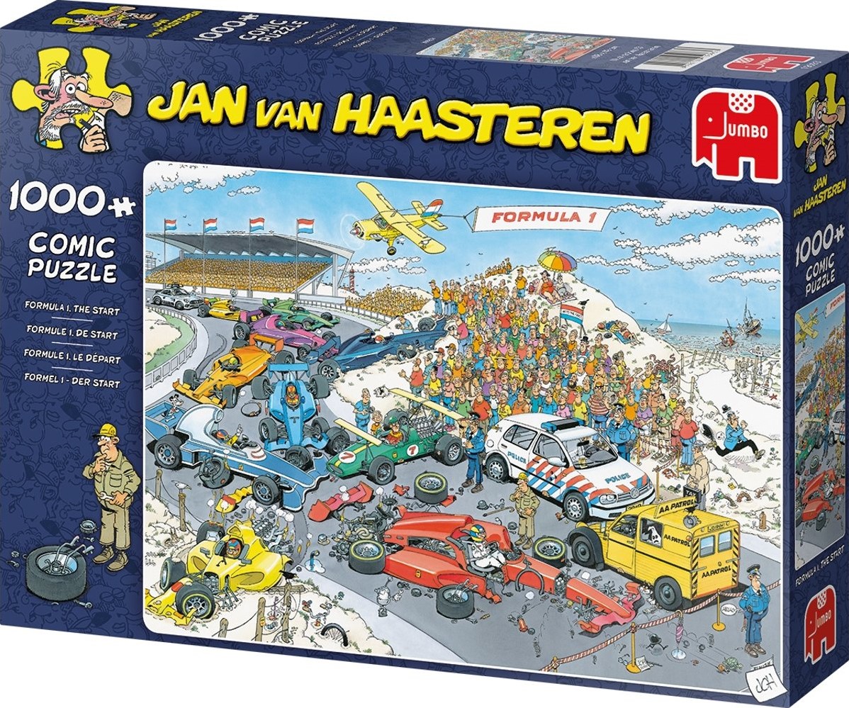 Mainstream Interpunctie het kan Jumbo puzzel Jan van Haasteren Formule 1, de Start