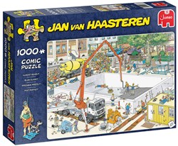 Jumbo puzzel Jan van Haasteren Bijna klaar?- 1000 stukjes