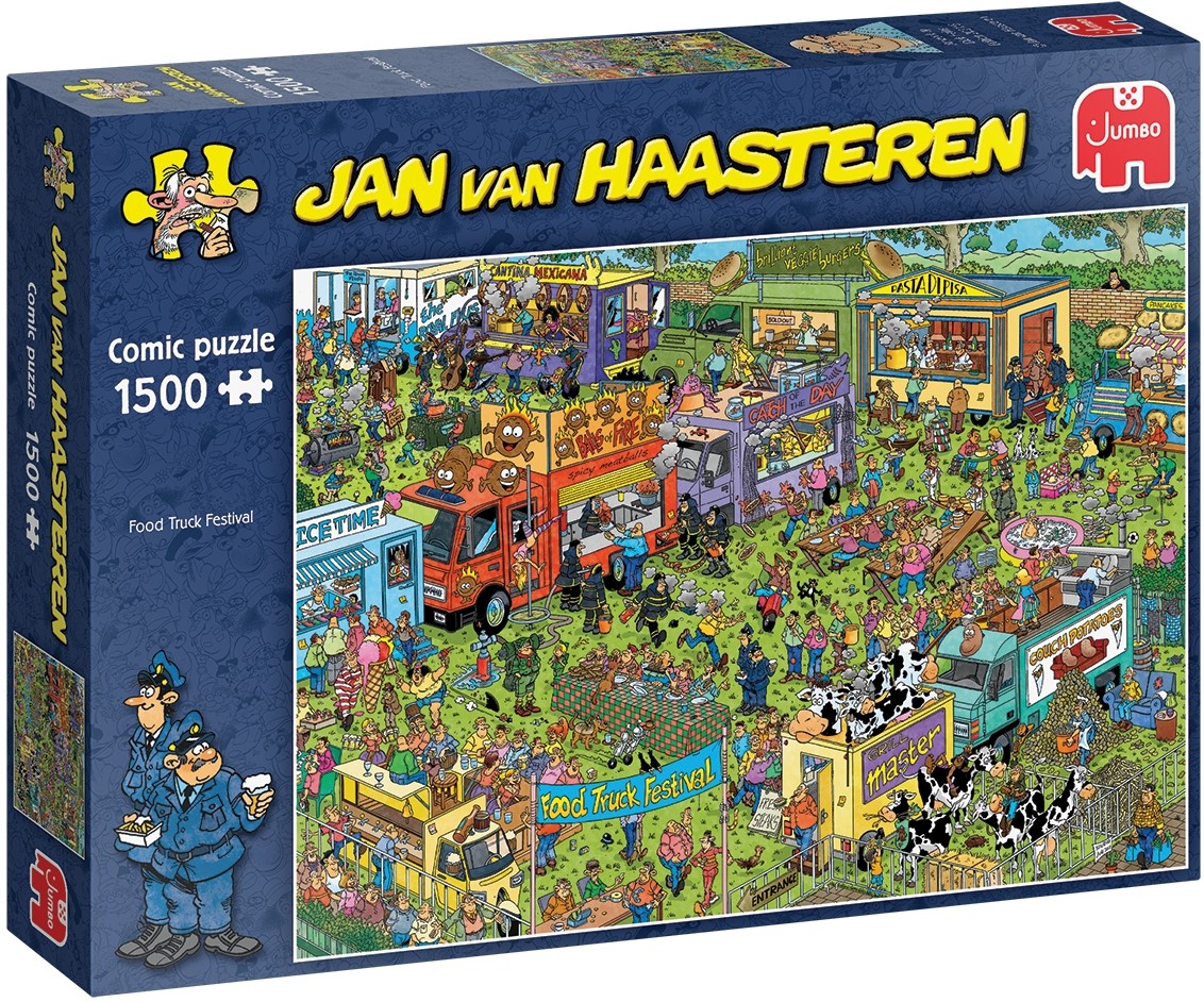 het is nutteloos Uitbreiden Inspecteren Jan van Haasteren Puzzel Food Truck Festival - 1500 stukjes kopen?