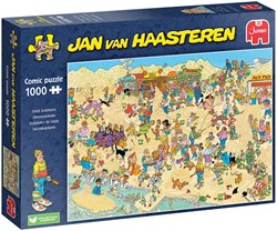 Jumbo puzzel Jan van Haasteren zandsculpturen 1000 stukjes cartoon