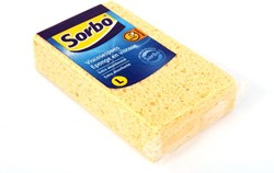 Sorbo schoonmaakspons viscose large - extra absorberend & duurzaam
