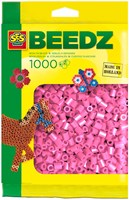 Ses strijkkralen roze 1000 stuks PVC-vrij creatief speelgoed