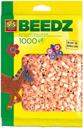 SES Beedz strijkkralen zalmroze 1000 stuks - creatieve knutselset