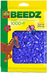 Ses strijkkralen donkerblauw - 1000 stuks - creatief speelgoed