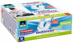 Bison vochtvreter navulling geurloos 450g - krachtige vochtmagneet voor huis en caravan