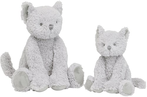 Happy Horse knuffel kat Cobien 38 cm grijs - zachte pluche speelgoed-3