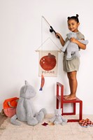 Happy Horse knuffel kat Cobien 38 cm grijs - zachte pluche speelgoed-2