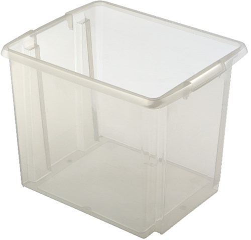 Sunware opbergbox Nesta 45 liter transparant - stapelbare kunststof box