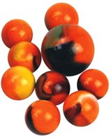 Don Juan knikkers Clownfish 20+1 stuks glas kleurrijk speelgoed-2