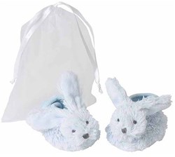 Happy Horse babyslofjes Konijn Richie blauw - cadeau in organza tas
