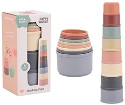 Happy World bio plastic stapelbekers 22281