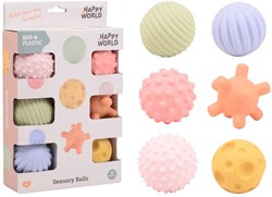 Johntoy motoriek en zintuig ballen bio plastic speelgoed