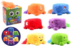 Johntoy knuffel speelgoed Freaky Fuzz verrassing 6 stuks assorti