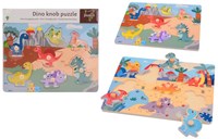 Jouéco houten dino puzzel - vormenpuzzel voor kinderen - FSC hout-2