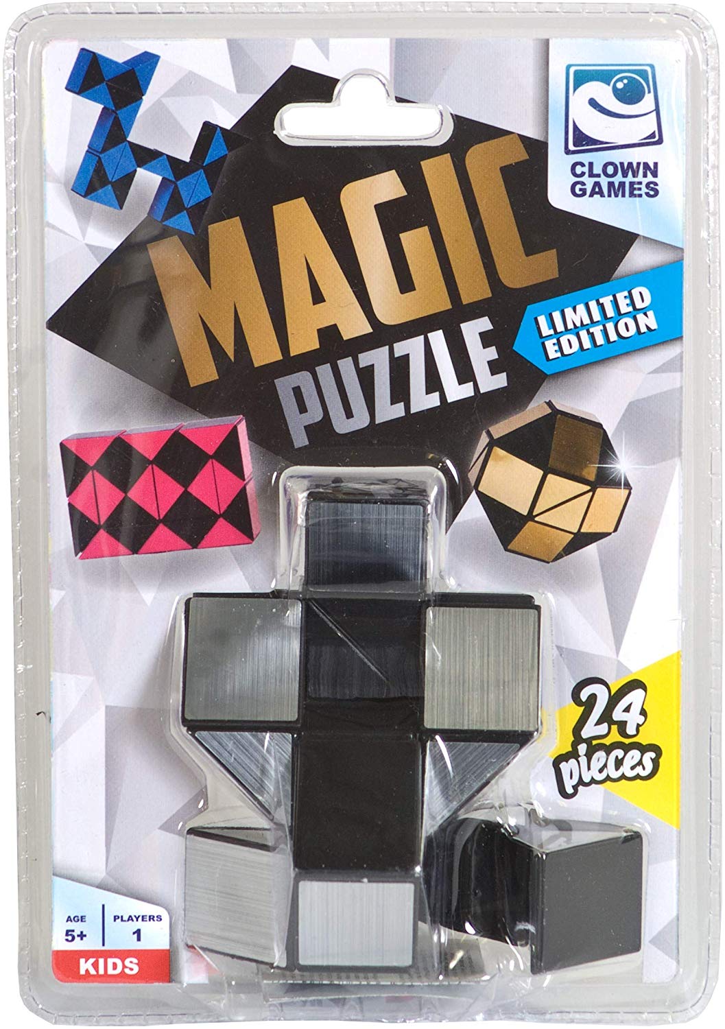 terwijl Advertentie binnenkort Clown Magic 3D puzzel zilver - 24-delig