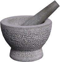 Imperial Kitchen vijzel graniet 14,5cm keukenaccessoire grijs