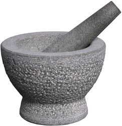 Imperial Kitchen vijzel graniet 14,5cm keukenaccessoire grijs